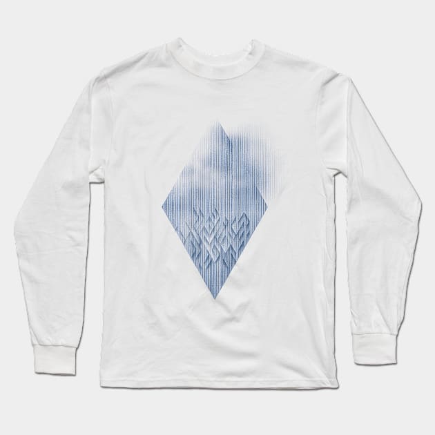 Abstract landscape Long Sleeve T-Shirt by Natalatrala